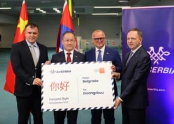 Er Srbija dva puta nedeljno do Guangdžoua