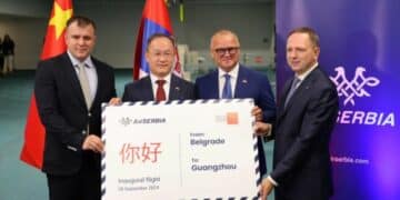 Er Srbija dva puta nedeljno do Guangdžoua