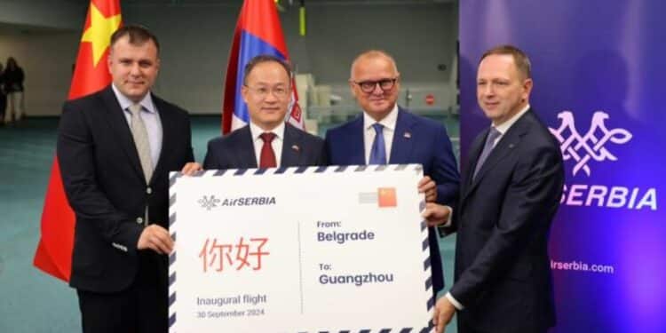 Er Srbija dva puta nedeljno do Guangdžoua