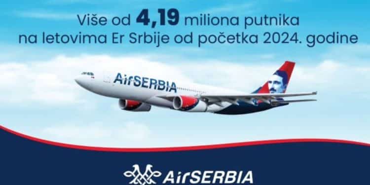 Er Srbija već sada premašila broj putnika iz 2023. godine