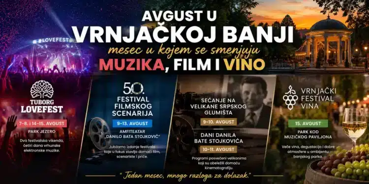 Vrnjačka Banja sprema avgust za pamćenje!
