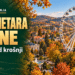Ilustracija panoramskog točka u Vrnjačkoj Banji u jesenjem ambijentu.