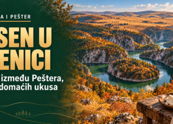 Ilustracija jesenjeg vikenda u Sjenici i na Pešteru.
