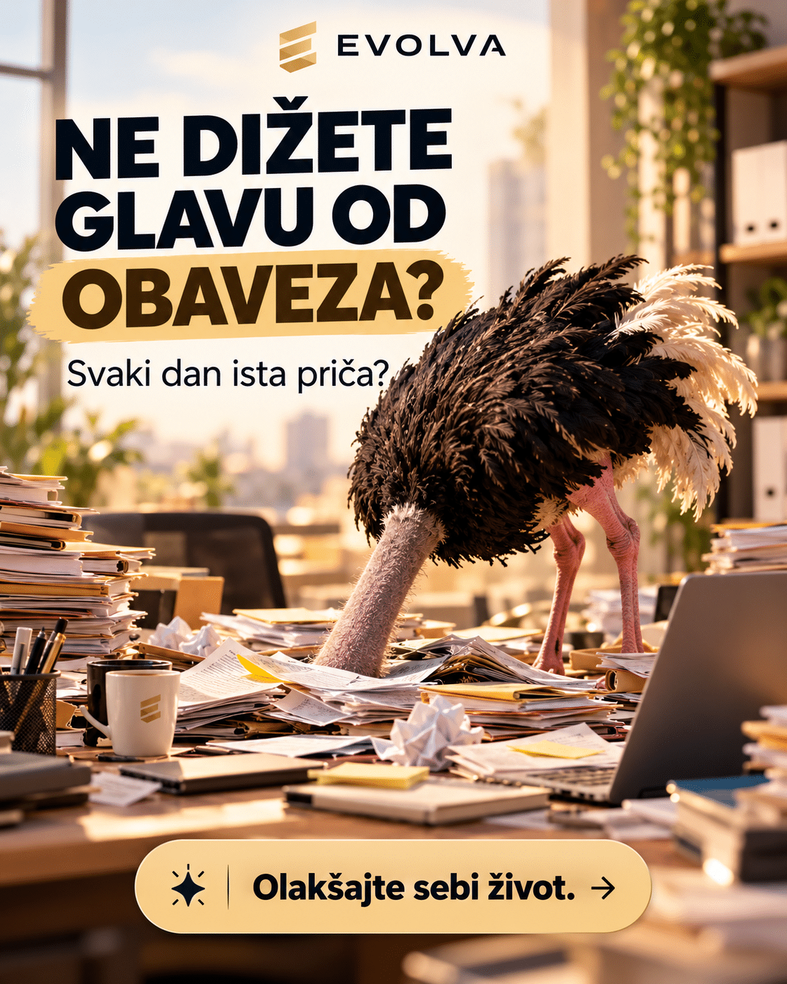 Evolva – Ne dižete glavu od obaveza? Olakšajte sebi život.
