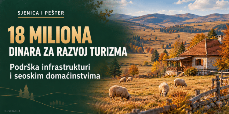 18 miliona dinara za razvoj turizma u Sjenici: seoska domaćinstva u fokusu