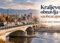 Ilustrativni prikaz Ibarskog mosta i saobraćajne infrastrukture u Kraljevu.
