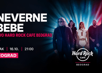 Neverne bebe uživo u Hard Rock Cafeu Beograd, petak 16. oktobar 2026. u 21 čas.