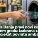 Ilustracija povrata PET boce u automat za prikupljanje ambalaže, uz torbu sa praznim bocama i limenkama.